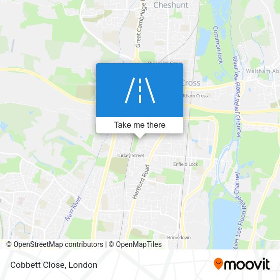 Cobbett Close map