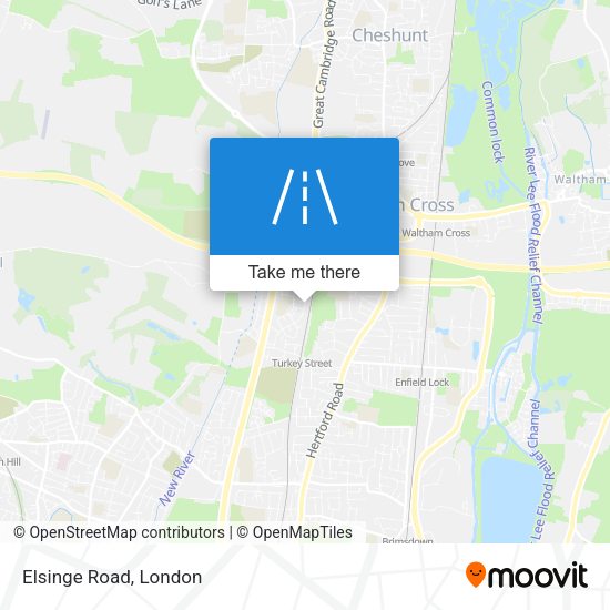 Elsinge Road map