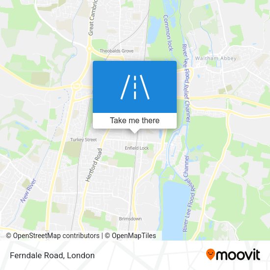 Ferndale Road map