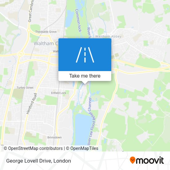 George Lovell Drive map