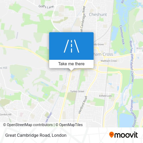 Great Cambridge Road map