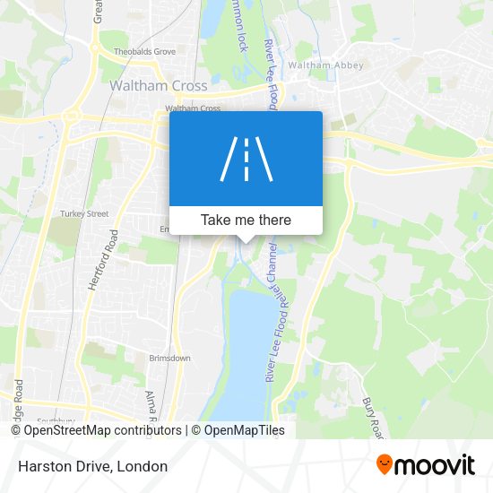 Harston Drive map