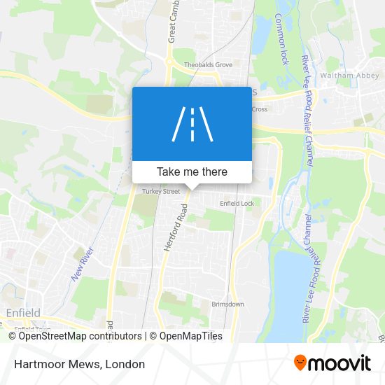 Hartmoor Mews map