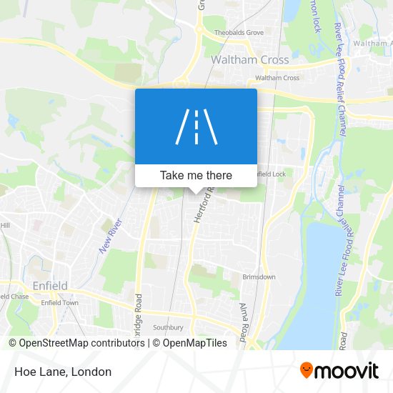 Hoe Lane map