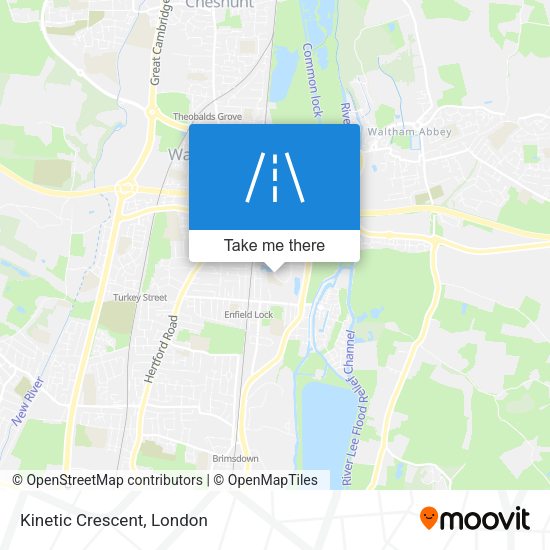 Kinetic Crescent map