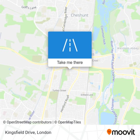 Kingsfield Drive map