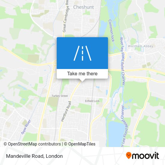 Mandeville Road map