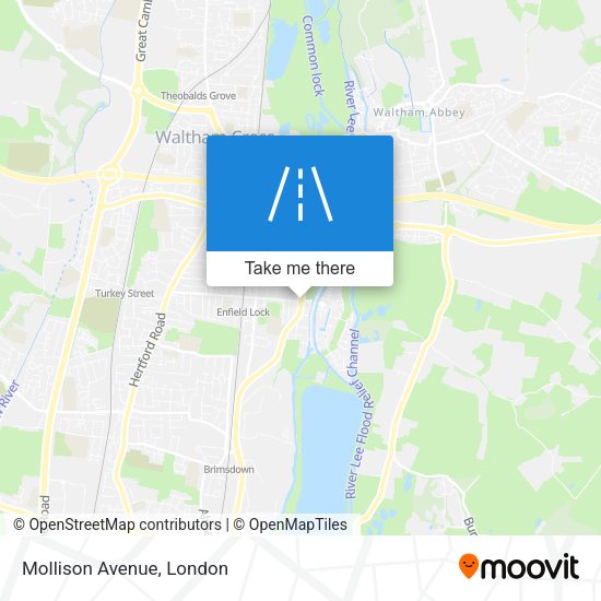 Mollison Avenue map