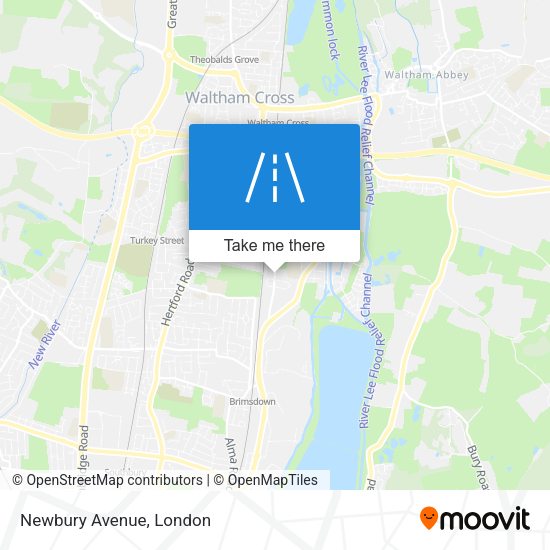 Newbury Avenue map