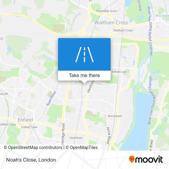 Noah's Close map
