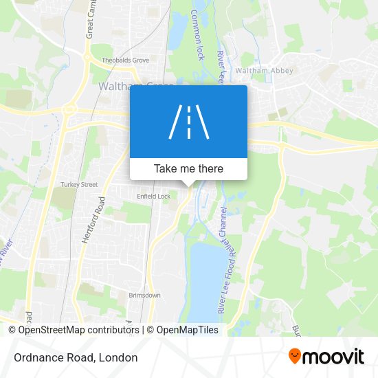 Ordnance Road map