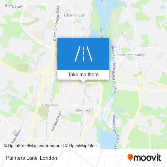 Painters Lane map
