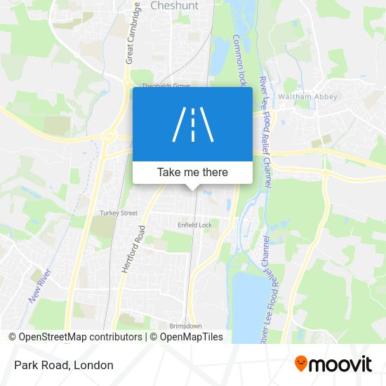 Park Road map