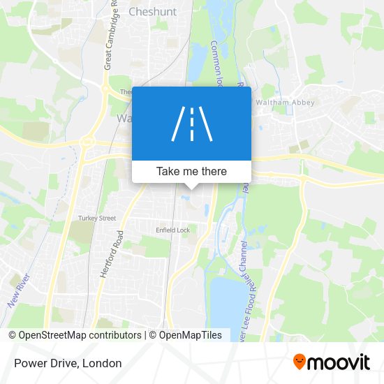 Power Drive map