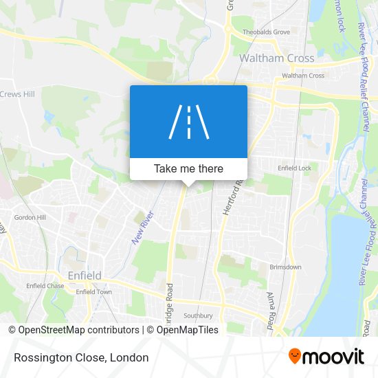 Rossington Close map