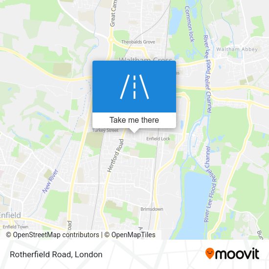 Rotherfield Road map