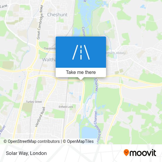 Solar Way map
