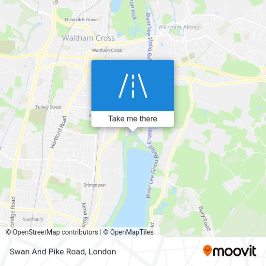 Swan And Pike Road map