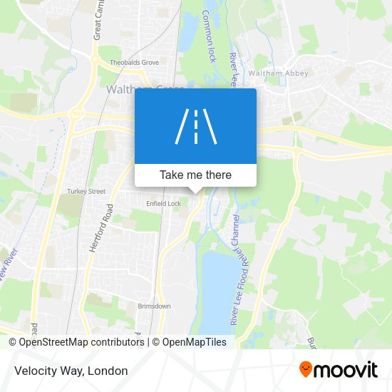 Velocity Way map