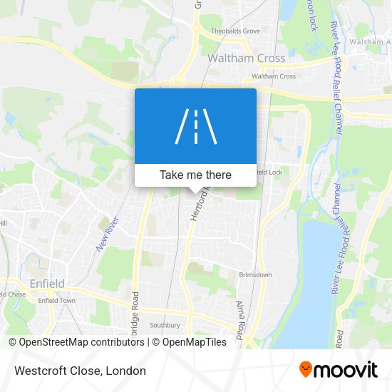 Westcroft Close map
