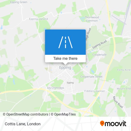 Cottis Lane map
