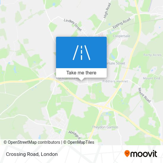 Crossing Road map
