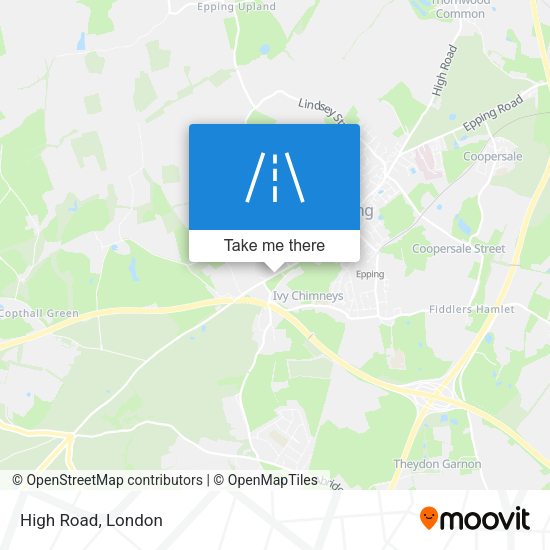 High Road map