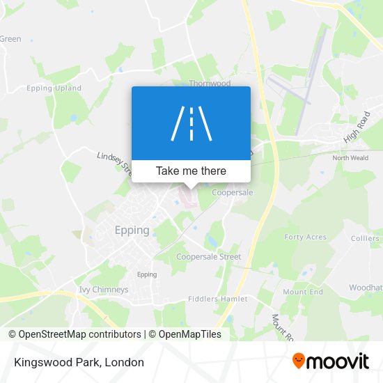 Kingswood Park map