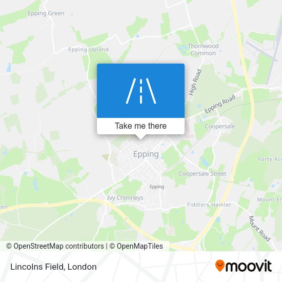 Lincolns Field map