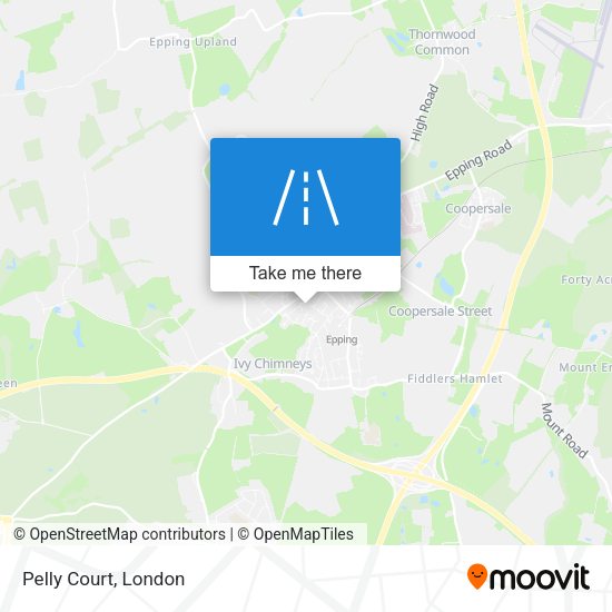 Pelly Court map