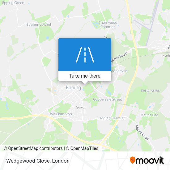 Wedgewood Close map