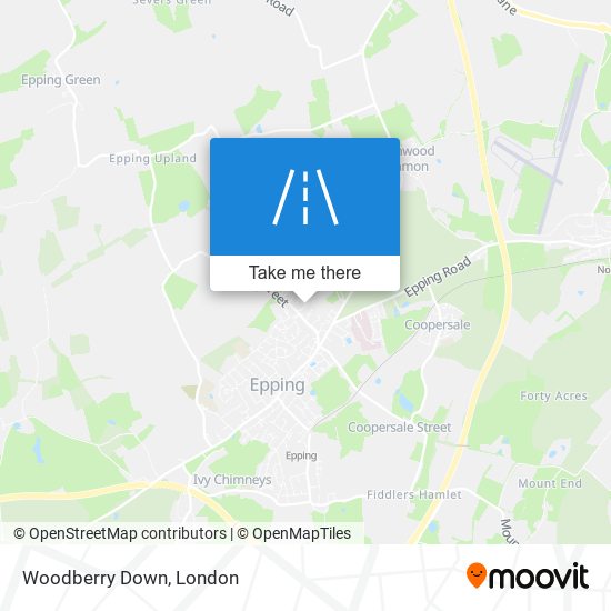 Woodberry Down map