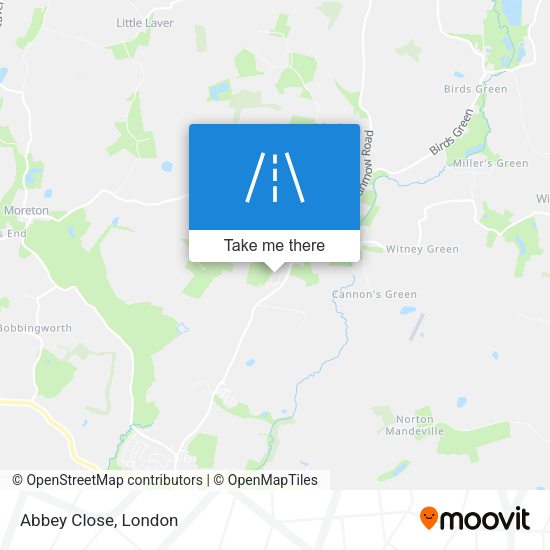 Abbey Close map