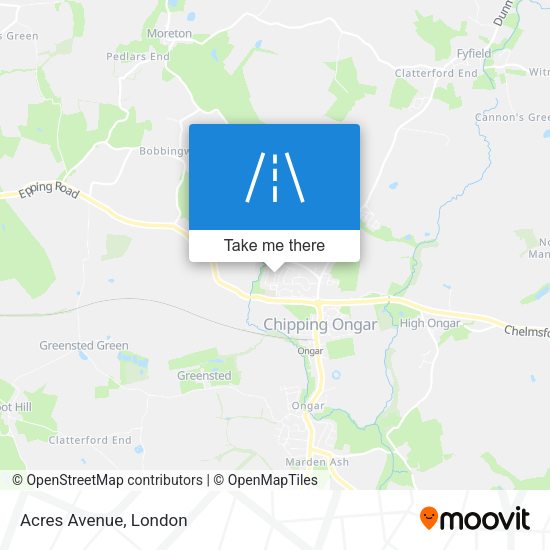 Acres Avenue map