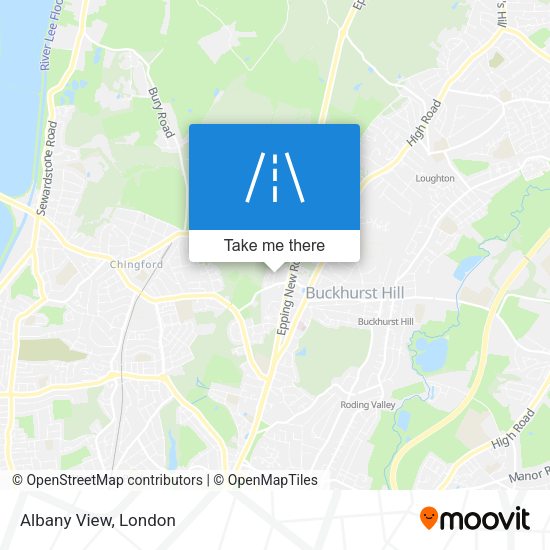Albany View map