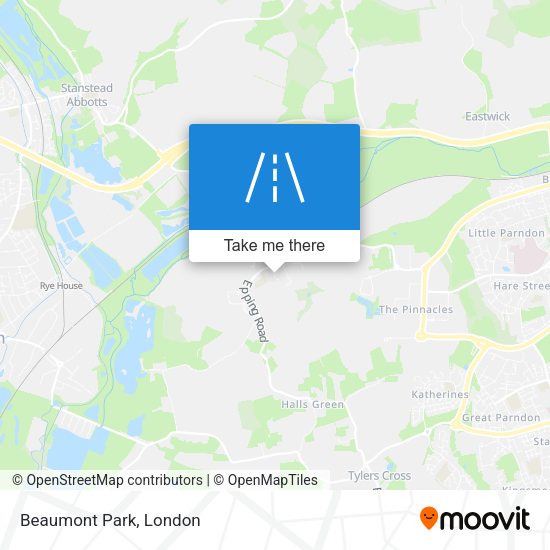 Beaumont Park map