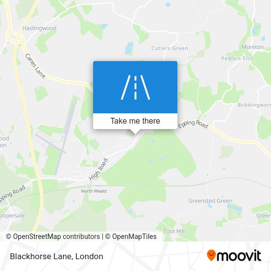 Blackhorse Lane map