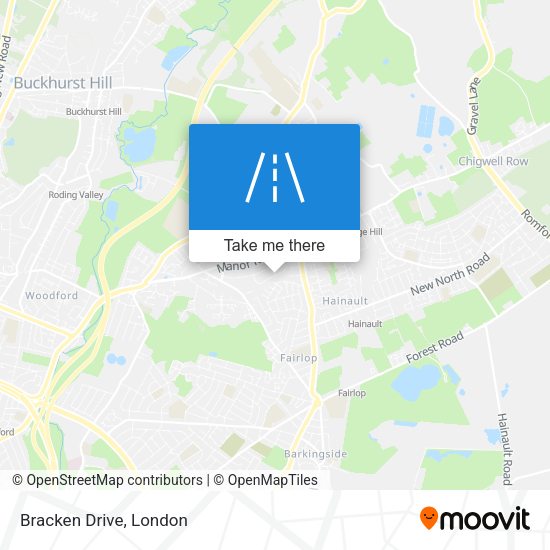 Bracken Drive map
