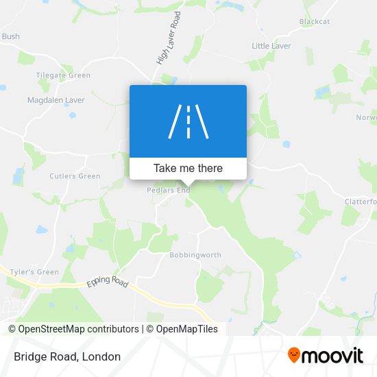 Bridge Road map