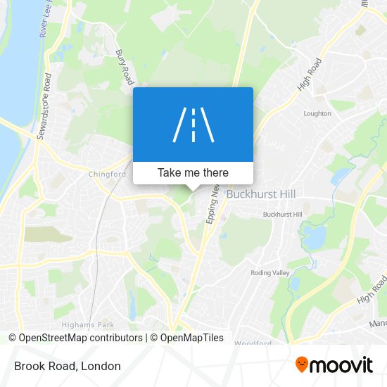 Brook Road map