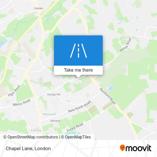 Chapel Lane map