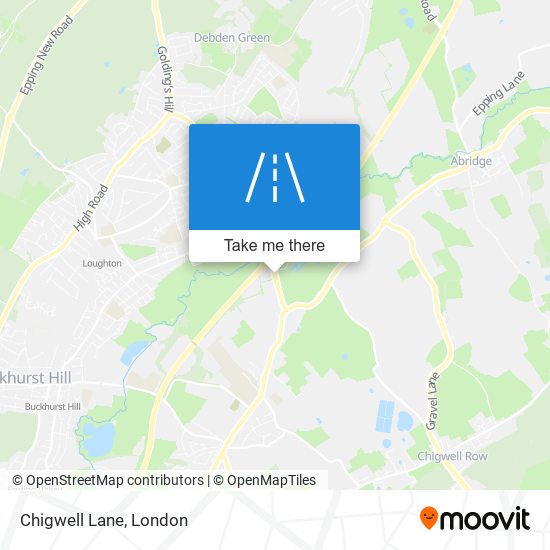 Chigwell Lane map