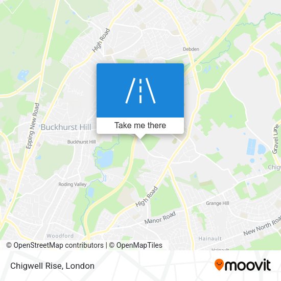 Chigwell Rise map