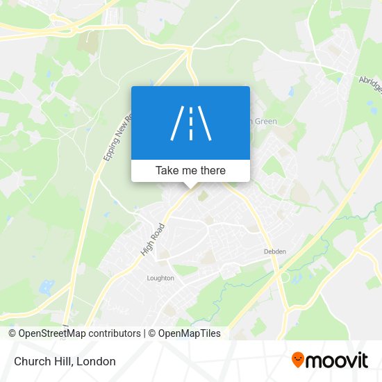 Church Hill map