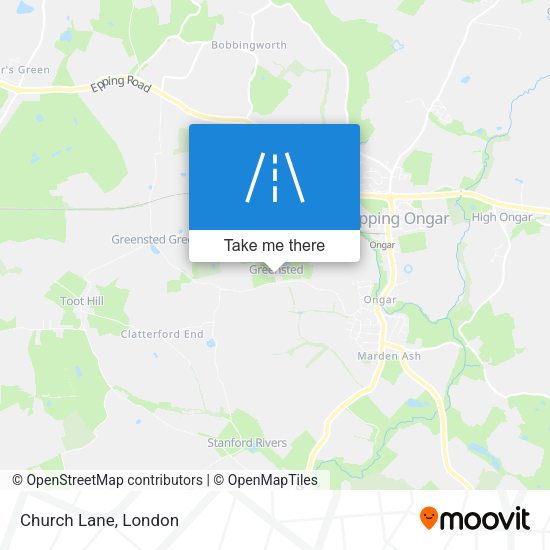 Church Lane map