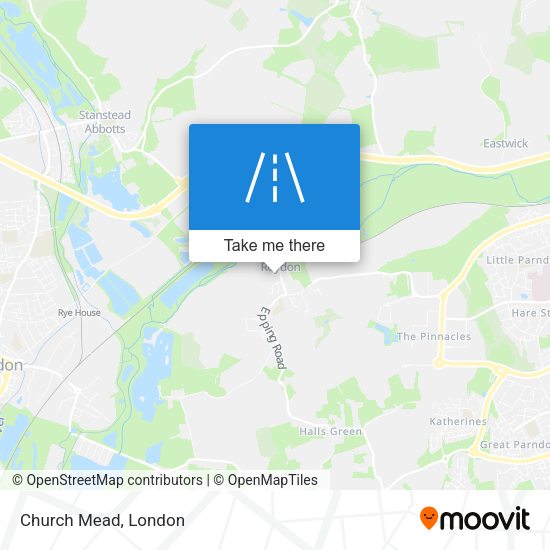 Church Mead map