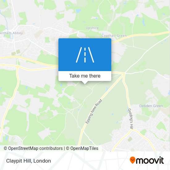 Claypit Hill map
