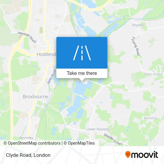Clyde Road map