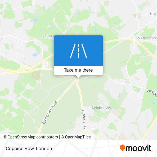 Coppice Row map