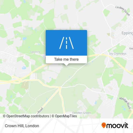 Crown Hill map